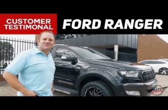 FORD RANGER GD02 MATTE BLACK MILLED ACCENTS