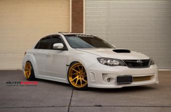 SUBARU WRX INVERT 3 PIECE FORGED4K GOLD
