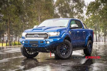FORD RANGER GRENADE SATIN BLACK MILLED WITH BLUE CLEAR COAT