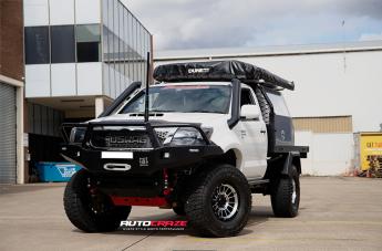 TOYOTA HILUX N70 4WD IMPACT KM542 SATIN BLACK MACHINED FACE