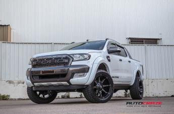 FORD RANGER COUPLER BLACK MACHINED WITH DARK TINT
