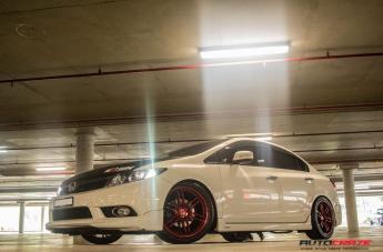 HONDA CIVIC 5 STUD SF01 SATIN BLACK