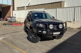 FORD EVEREST GD01 GRAPHITE MILLED ACCENTS WITH CHROME INSERTS