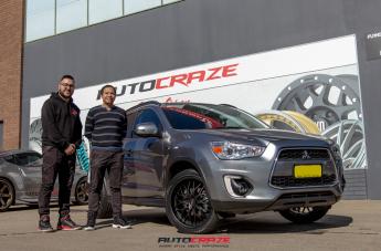 MITSUBISHI ASX CHEETAH SPORTS BLACK SUEDE