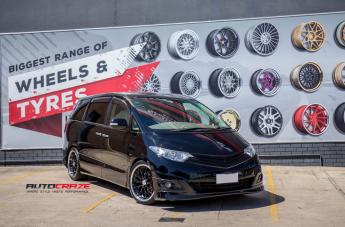 TOYOTA ESTIMA CHEETAH GLOSS BLACK POLISH LIP