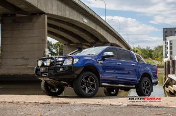 FORD RANGER S6S MATTE BLACK MILLED ACCENTS