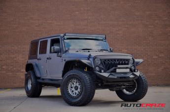 JEEP WRANGLER GRS MACHINED SATIN BLACK LIP
