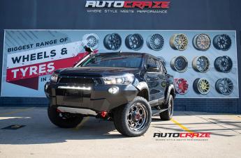 TOYOTA HILUX 4WD DEMODOG XD SATIN BLACK GREY TINTED CLEAR COAT