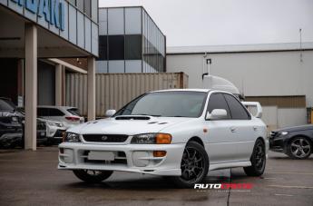 SUBARU WRX ENKEI PF09 MATTE DARK GUN METALLIC