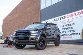 FORD RANGER MAVERICK GLOSS BLACK MILLED ACCENTS