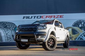 FORD RANGER AB807 SATIN BLACK MILLED