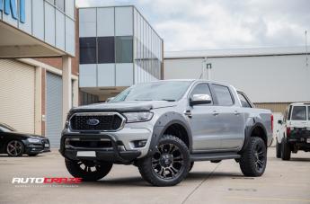 FORD-RANGER-VAPOR-MATTE-BLACK-DOUBLE-DARK-TINT