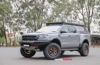FORD RANGER RAPTOR DIRTY HARRY MATTE BRONZE BLACK LIP 