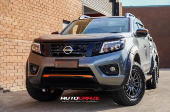 NISSAN NAVARA REBEL ANTHRACITE CENTER W BLACK LIP