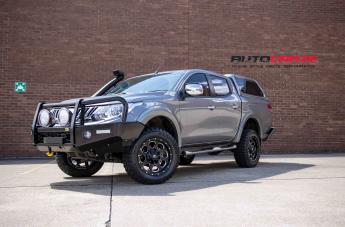 MITSUBISHI TRITON BOOST GLOSS BLACK MILLED ACCENTS
