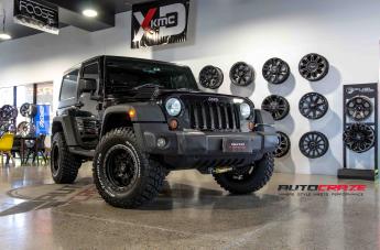 JEEP WRANGLER ANZA MATTE BLACK WITH ANTHRACITE RING
