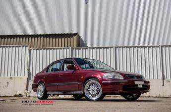 HONDA CIVIC 5 STUD BSX SILVER MACHINE