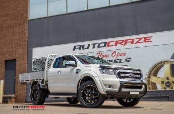 FORD RANGER GD07 MATTE BLACK MILLED