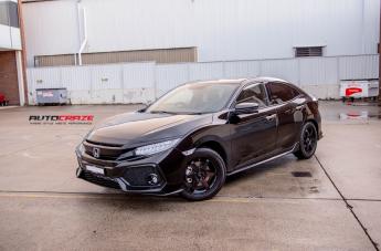 HONDA CIVIC 5 STUD KATANA SATIN BLACK