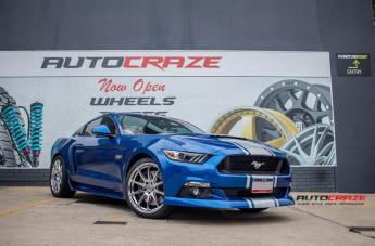 FORD MUSTANG ESSEN SILVER MACHINED FACE