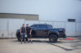 FORD RANGER COUPLER BLACK MACHINED WITH DARK TINT