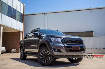 FORD RANGER GD05 MATTE BLACK MILLED ACCENTS