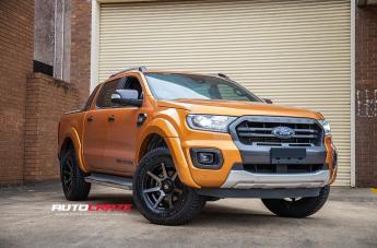 FORD RANGER AVALANCHE MATTE BLACK GREY FACE