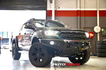 FORD RANGER MONSTER XD MATTE BLACK