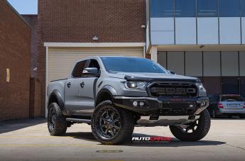 FORD RANGER RAPTOR MO970 SATIN BLACK MILLED ACCENTS