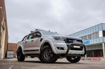 FORD RANGER ANZA MATTE ANTHRACITE WITH BLACK RING