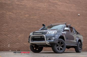 TOYOTA HILUX N70 4WD BEAST BLACK MACHINED WITH DARK TINT