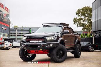FORD RANGER RAPTOR RAILCAR 6 SATIN BLACK