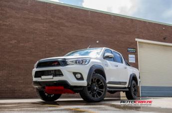 TOYOTA HILUX N80 4WD VAPOR BLACK MACHINED WITH DARK TINT