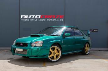 SUBARU WRX FR 1 GOLD POLISH LIP