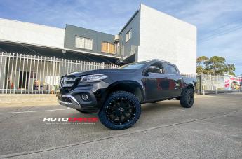 MERCEDES X CLASS HEIST SATIN BLACK