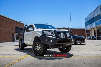 NISSAN NAVARA ADDICT MATTE BLACK MACHINED FACE