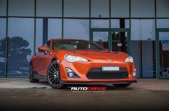 TOYOTA 86 SC49 GLOSS BLACK MACHINED FACE