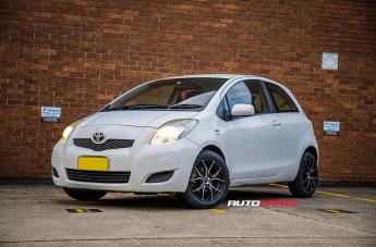 TOYOTA YARIS VENOM BLACK MACHINED FACE