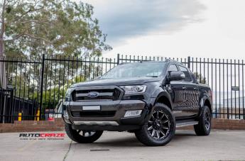 FORD RANGER GD05 MATTE BLACK MILLED ACCENTS