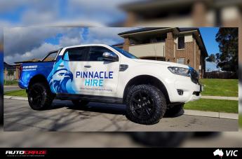 FORD RANGER AVALANCHE MATTE BLACK FRONT MILLED
