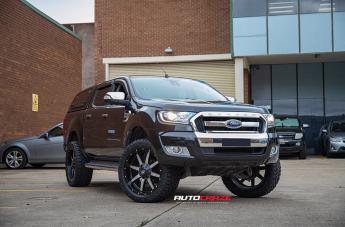 FORD RANGER MAVERICK BLACK MACHINED FACE