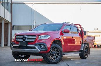 MERCEDES X CLASS REPLAY GLOSS BLACK MACHINED DARK TINT
