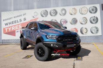 FORD RANGER RAPTOR RAILCAR 6 SATIN BLACK
