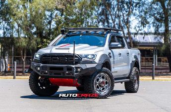 FORD RANGER DEMODOG XD SATIN BLACK GREY TINTED CLEAR COAT