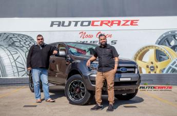 FORD RANGER AB809 GLOSS BLACK MILLED