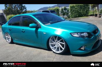 FORD FALCON INVERT SILVER MACHINED FACE