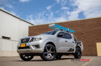 NISSAN NAVARA S6 MATTE BLACK TINTED FACE