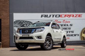 NISSAN NAVARA MO962 SATIN GREY MILLED ACCENTS