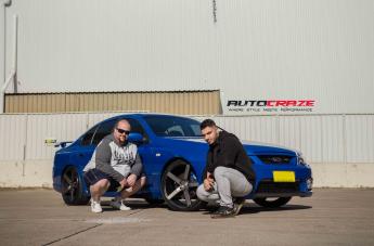 FORD FALCON MILAN GLOSS BLACK MACHINED FACE
