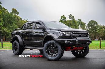 FORD RANGER RAPTOR KMC GAUNTLET XD852 SATIN BLACK